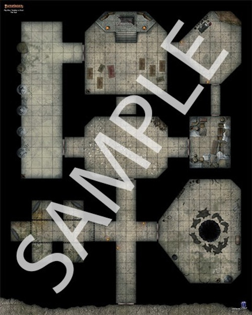 Pathfinder Flip-Mat: Troubles in Otari PDF sample map of a dungeon inhabited by monsters