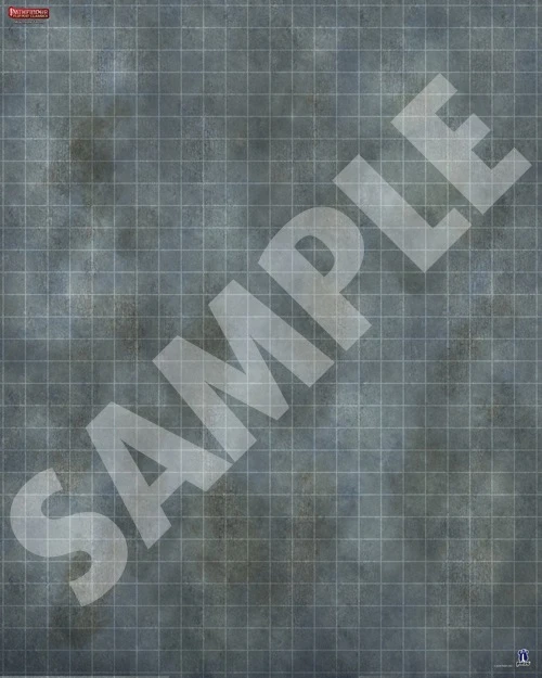 Pathfinder Flip-Mat Classics: Waterfront Tavern sample image shows an empty gridded map with an open water background.