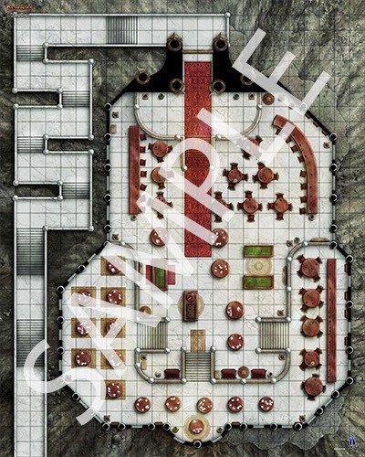 Pathfinder Flip-Mat Classics: Tavern Multi-Pack PDF sample map of a luxurious metropolitan tavern