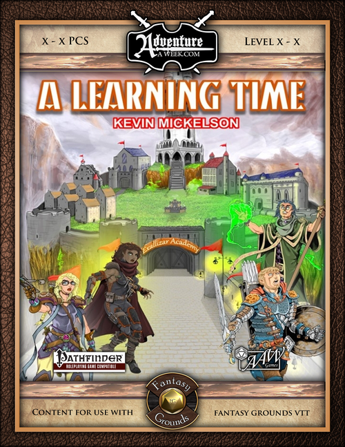 A Learning Time Pathfinder adventure, Basic01 Fantasy Grounds II Download, features beginner-friendly content for levels 1-2, with medieval fantasy elements and four PCs, suitable for new game masters and players alike.