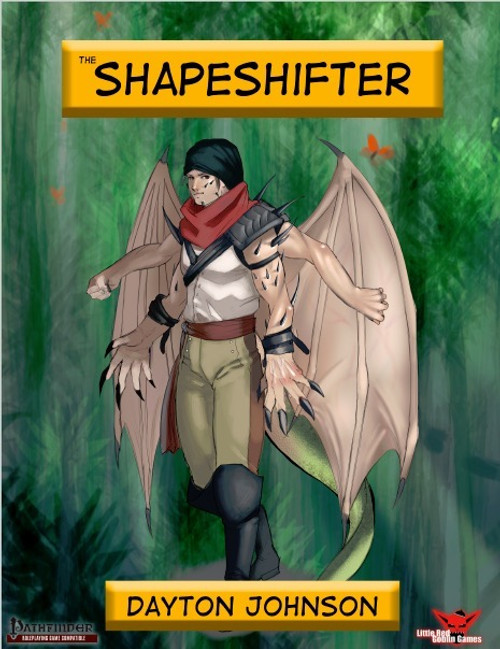 Shapeshifter Base Class PDF by Luminous Games, a 37-page character supplement featuring a base class, archetypes, feats, and magic items, suitable for Dungeons & Dragons enthusiasts and fantasy gamers.