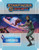 Starfinder Society Scenario #3-17: Clone Batch Catastrophe cover shows a foreground image of a human dressed in green and red clothes throwing a disk-shaped gray object from his outstretched hand; in the background is an image of a humanoid looking up through a telescope at a weird fish-shaped alien being chased through the night sky by a red spaceship in front of a planet surrounded by rings.