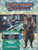 Starfinder Society Scenario #4-04: Mission Not Found cover shows a foreground image of a blue-skinned humanoid dressed in brown and tan clothing, including a hooded jacket that covers much of the face; in the background is an image of a shootout taking place on top of a speeding futuristic train between several robots and a group of science-fiction heroes.