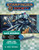 Starfinder Society Scenario #4-16: Hope for the Future cover shows a foreground image of a silvery metallic robot with four legs, arms that end in guns, and a face that’s mostly just a big rectangular light; in the background is an image of a shootout taking place on top of a speeding futuristic train between several robots and a group of science-fiction heroes.