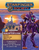 Starfinder Society Scenario #5-03: Combatant's Concerto: Fugue of the Traitor cover shows a foreground image of a purple humanoid robot with gold trim and oversized forearms; in the background is an image of a stylized image of humanoid explorers traveling on a rocky planet and approaching a city of towers on the horizon, while several white silhouettes of spaceships streak by in the blue and purple sky above, leaving white streaks of light in the sky as they fly by.
