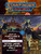 Starfinder Society Intro: Year of Fortune's Fall cover shows a foreground image of a buxom green skinned alien humanoid wearing a skimpy black dress and miniskirt, holding a sword made of yellow energy as she approaches menacingly; in the background is an image of a towering four armed green-skinned alien wearing a hooded brown cloak looming over a crumbling city at sunset as they raise up their four hands to tug puppet strings that manipulate the city below.