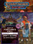 Starfinder Society Scenario #6-02: Drift Scars cover shows a foreground image of a stocky short humanoid woman with purple hair and dressed in blue, white, and orange clothing as she glances to her side; in the background is an image of a towering four armed green-skinned alien wearing a hooded brown cloak looming over a crumbling city at sunset as they raise up their four hands to tug puppet strings that manipulate the city below.