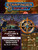 Starfinder Society Scenario #6-06: Tomorrow's Seekers cover shows a foreground image of a bronze compass rose with an eight pointed star set on a bronze ring with a blue circular gem at the center; in the background is an image of a towering four armed green-skinned alien wearing a hooded brown cloak looming over a crumbling city at sunset as they raise up their four hands to tug puppet strings that manipulate the city below.