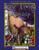 Vallorian fleshcrafter Hegen diHorome's sentient aerial dreadnought, The Living Airship from Pathfinder Roleplaying Game, is a gnomish airship with purple sails, surrounded by armored warriors and creatures, set against a deep purple background with gold accents.