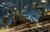 Lords of Gossamer & Shadow Diceless PDF, fantasy digital product featuring a man with red hair and staff on a ship deck surrounded by armor and stormy sea, by [Brand Name], in color, 2 pages, PDF format, fantasy adventure game.