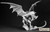 Pathfinder Miniatures: Red Dragon—Core Rulebook Version. An unpainted mini of a dragon with wings spread wide, looking menacing. 