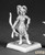 Pathfinder Shalelu Elf Ranger. An unpainted mini of an elven woman holding a bow.