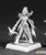 Pathfinder Depora Azinrae Dark Elf. An unpainted mini of an elven woman in elaborate costume holding a crossbow.