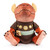 Pathfinder: Kobold Phunny Plush by Kidrobot produt image reveals an adorable red kobold wearing robes, a splendid gray belt, and a spell component pouch. 