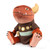 Pathfinder: Kobold Phunny Plush by Kidrobot produt image reveals an adorable red kobold wearing robes, a splendid gray belt, and a spell component pouch. 