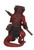 Pathfinder Foam Replica: Life-Sized Kobold (Red) product photo reveals a realistic, life-sized foam figure of a kobold armed with a crude spear.  (Back View)
