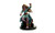 An image of a wild lady ghoul, tattered dress billowing out behind her as she runs to attack. (Front View)