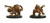 Powerful muscles ripple beneath the golden fur of this small yet fearsome eight-legged beast. (Front and Rear Views)