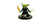 An image of a grinning goblin druid in dark robes. (Front View)
