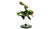 An image of a leaping boggard, mid-air, mouth wide and tongue wild. In its right hand flails a club. (Side View)
