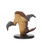 Pathfinder Battles--Rusty Dragon Inn: Bunyip, a medium-sized figurine by Pathfinder, featuring a tan and brown body with black claws and orange eyes on a black base, for Pathfinder Battles miniatures campaign.