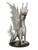 Pathfinder Battles—Rusty Dragon Inn Large Silver Dragon figurine, a large black base featuring a detailed Large silver dragon with intricate design, from the Pathfinder brand, perfect for Pathfinder Battles campaigns.