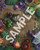 Starfinder Flip-Mat: Playtest Multipack PDF. Sample view of a map depicting a colorful forest scene, with bizarre fungus growing in place of trees.