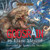 Dark fantasy audiobook cover for Godsrain, a download product, featuring fantasy creature and warrior elements, with bold red and white text on a dark background by Pathfinder.