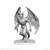 Pathfinder Battles Deep Cuts: Gargoyle & Shae. An unpainted mini of an upright humanoid gargoyle, with huge horns and menacing wings.