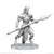 Pathfinder Battles Deep Cuts: Vordine (Infantry Devil) & Pitborn Rogue. A humanoid devil with hooves and horns, holding a large axe.