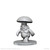 Pathfinder Battles Deep Cuts: Myceloid & Grimstalker. An unpainted mini of a scowling mushroom person.