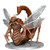 The size of a horse, this red fleshed, demonic locust has a scorpion’s stinger and an almost-human face. Its front legs end in clawed hands.
