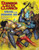 Dungeon Crawl Classics #67: Sailors on the Starless Sea PDF, a 0-Level Adventure featuring a warrior and armored woman battling a blue creature with glowing eyes against a yellow background with a temple in the distance.