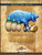 Treasury of the Pharaohs PDF cover with gold and lapis accents, featuring a blue hippopotamus, green cats, and Egyptian symbols on a tan background, showcasing magical items for ancient kingdom adventures and pyramid exploration.