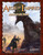 Aegis of Empires Adventure Path PDF cover featuring a bird-like creature, woman in dark cloak, amidst a desert landscape with mountains, from award-winning author Greg A. Vaughan, for Pathfinder Roleplaying Game compatible RPG.