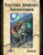Eastern Journey Adventures PDF, a medieval fantasy guide featuring a horseback rider and companions on a journey, set against a parchment background, showcasing a European-Asian fusion campaign world with 3 loosely connected adventures.