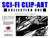 Sci-Fi Clip-Art Collection One PDF featuring 27 black and white 600 dpi line art illustrations of starships, characters, and combat scenes, along with a detailed 9-page index for easy navigation and customization, by Clip-Art Collection brand.
