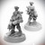 Starfinder Masterclass Miniatures Dwarf Soldier, 32mm scale, made from high-quality plastic, features a scenic base, showcasing detailed armor, accessories, and intricate design from the Starfinder brand, a fantasy gaming collectible.