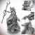 Starfinder Masterclass Miniatures: Necrovite, a 32mm scaled high quality plastic figurine with scenic base, includes a skeletal character with gun and staff accessory, showcasing detailed design on a Starfinder brand miniature.