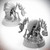 52 Starfinder Masterclass Miniature, Anacite Laborer, 32mm scale, high-quality plastic, includes scenic base, in gray color, designed with intricate insectoid features and tools.