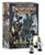 Pathfinder Pawns: Bestiary 4 Box product image shows the closed box of pawns standing upright, featuring a cover image of several toothy vampires, a lumbering ogre-like monster, and the looming tentacle-faced presence of Cthulhu himself. In the foreground in front of the product stand three sample pawns fitted into black plastic bases, each showing a different character.