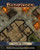 Pathfinder Flip-Mat: Village Assault cover reads "wet, dry, and permanent markers erase from the mat" and depicts a top-down view of a village building surrounded by flames.