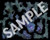 A sample image of one side of Pathfinder Flip-Mat: Primal Dungeon featuring a cavern system filled with intermittent, glowing lavender magic.
