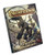 Pathfinder Roleplaying Game: Pathfinder Unchained (OGL) Hardcover product image shows a towering animated stone statue with a lion head wielding a long chain as a weapon to attack a group of heroes in a desert ruin.