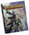 Pathfinder Roleplaying Game: Bestiary 5 (PFRPG) Pocket Edition product image shows several gray aliens, a toothy fishman monster, and the grim reaper gathered around and atop carved rocks under an overcast sky.
