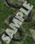 Pathfinder Flip-Mat: Forbidden Jungle sample map of a river canyon in a jungle with fallen trees acting as a bridges at different points