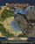 Pathfinder Flip-Mat: Bigger Island PDF product image shows two sections of maps that appear in this collection, a verdant island pond and a craggy rocky island; wet, dry, and permanent markers erase from the mat.