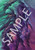 Starfinder Flip-Mat: Drift Crisis PDF. Sample view of a map featuring the chaos of the Drift, with swirling clouds of teal and purple energy.
