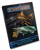 Starfinder Pawns: Starship Operations Manual Pawn Collection. Illustrations depict three starships: one sleek and rounded with lots of glass, one sinister and decrepit, and one is a living starship shaped like a fish.