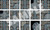 Starfinder Flip-Tiles: Space Station Starter Set. A sample array of the various tiles depicting space station corridors lit by blue lights.